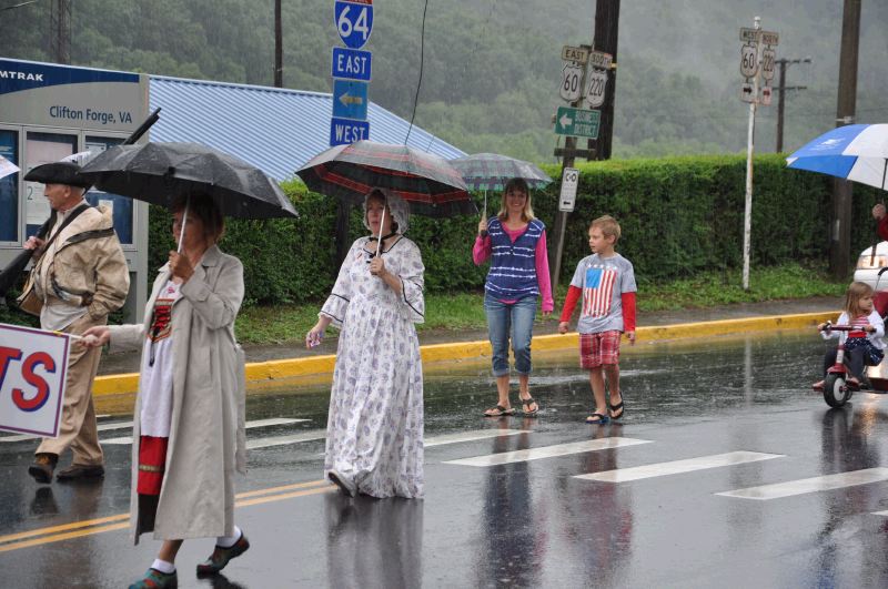 Mother Nature pelted the participants and onlookers of the 2016 Clifton