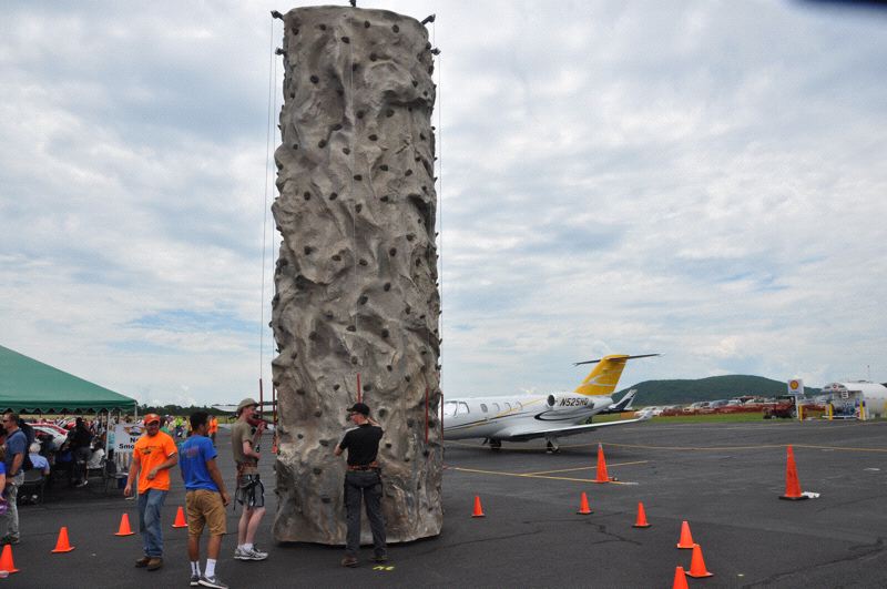 A "Wings & Wheels" event was held at Ingalls Field near Hot Springs